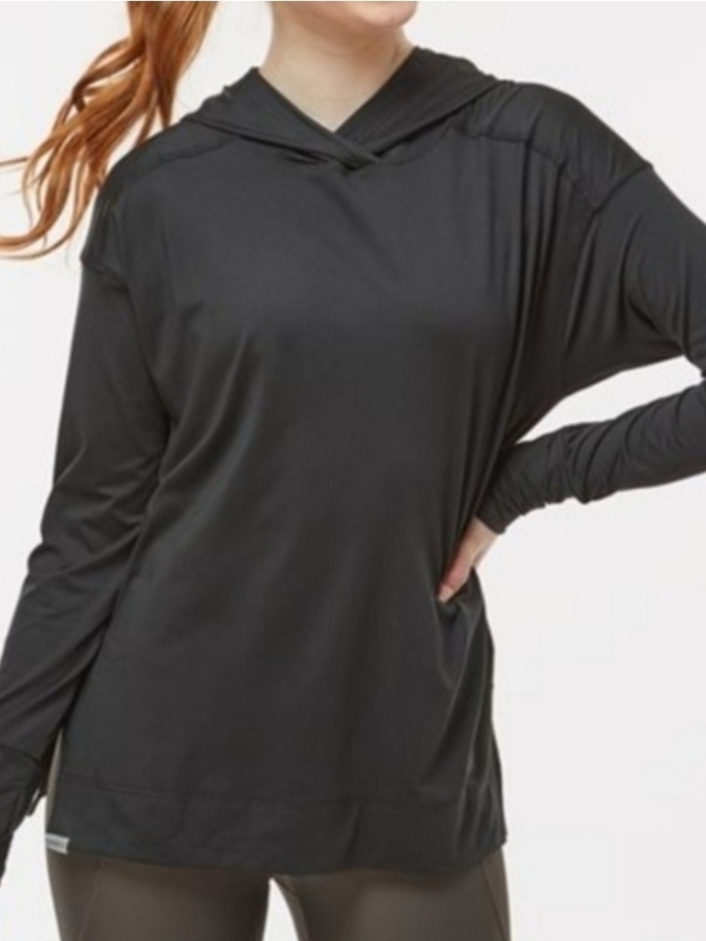 Holloway Eco Revive Women Black Active Wear Hoodie Size Small NWT